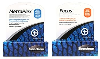 Seachem Aquarium Water Treatment Set  MetroPlex  Focus 5g Each by Seachem