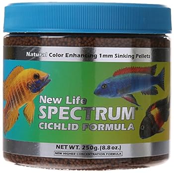 New Life Spectrum Cichlid Formula 1mm Sinking Freshwater Pet Food 250gm